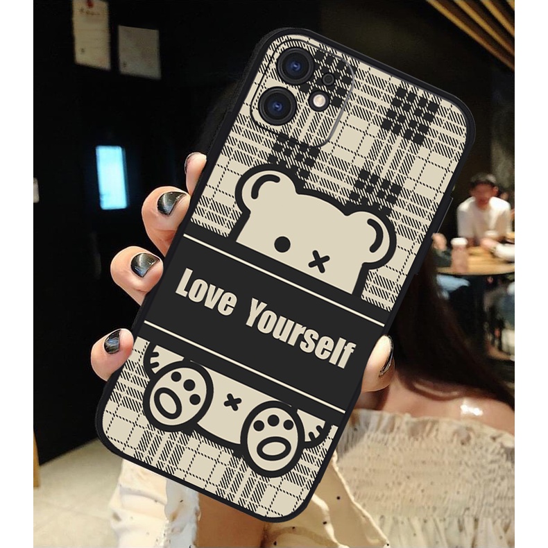 Vỏ ốp iPhone Silicon viền vuông Bear 223 - 234 iPhone 6pl/6s/6spl/7/7pl/8/8pl/x/xs/11/12/13/14/pro/max - Chinchincase