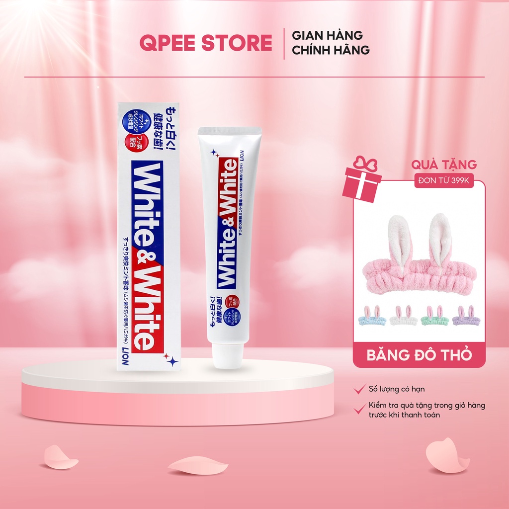 ✅ Kem đánh răng White And White Lion Nhật 150g - QPEESTORE