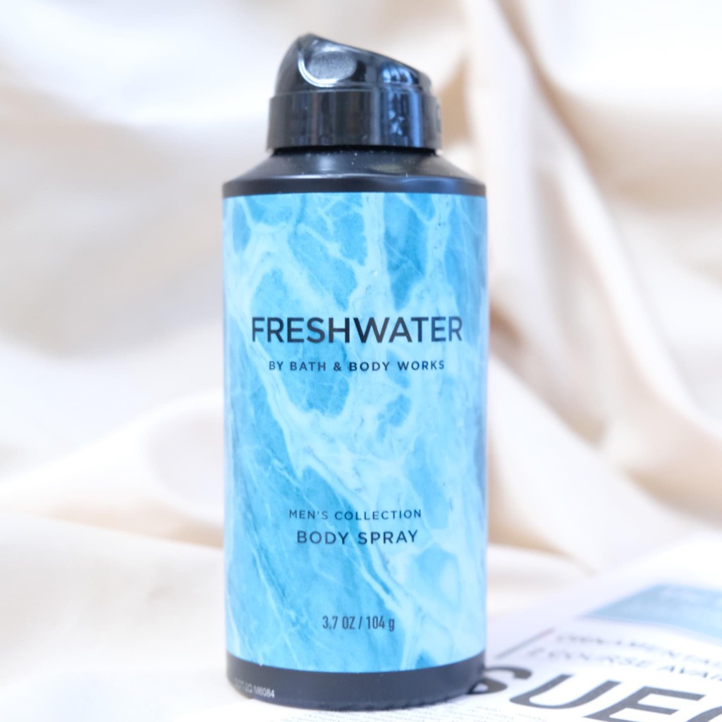Mẫu mới Xịt thơm nam Bath & Body Works Freshwater Body Spray 104g