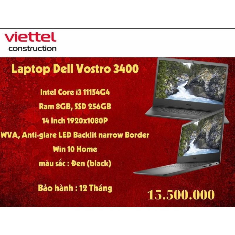 laptop Dell vostro 3400