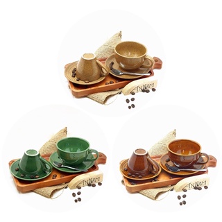 Ly cà phê capuchino cốc uống cafe 250ml Gốm sứ Bát Tràng