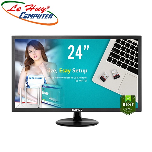 Màn hình máy tính GLOWY GL24 24Inch FullHD VGAHDMI