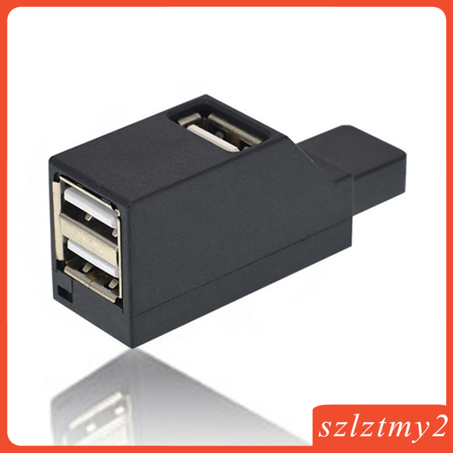 [galendale] USB 2.0 3Ports Splitter Adapter Hub for PC Expansion up to 480mbps Black | BigBuy360 - bigbuy360.vn