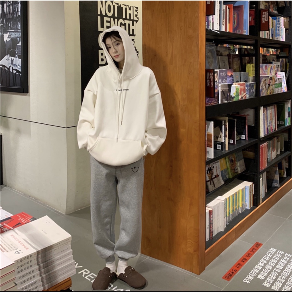 Áo hoodies nam nữ họa tiết giản đơn Miuzi,áo khoác nỉ thời trang unisex DT040 | BigBuy360 - bigbuy360.vn