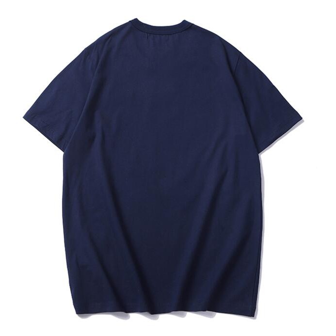 Áo thun tay ngắn chất liệu cotton trang trí hình trái tim thời trang cho nam nữ