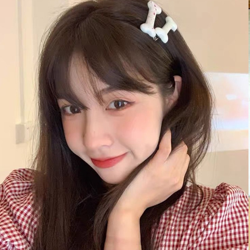 Kẹp Tóc Hình Xương Chó Hóa Trang Halloween Sáng Tạo