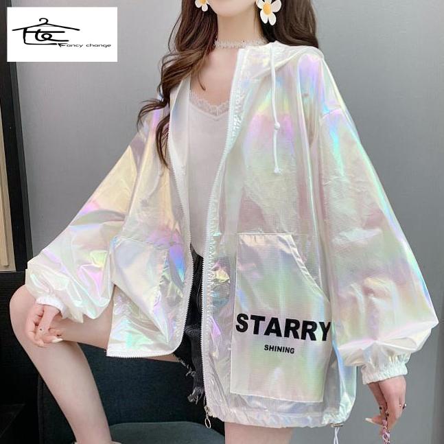 Áo Khoác Chống Nắng Tay Dài Dáng Rộng Thoáng Khí Thời Trang Mùa Hè Hàng Mới Dành Cho Bạn Nữ 2022