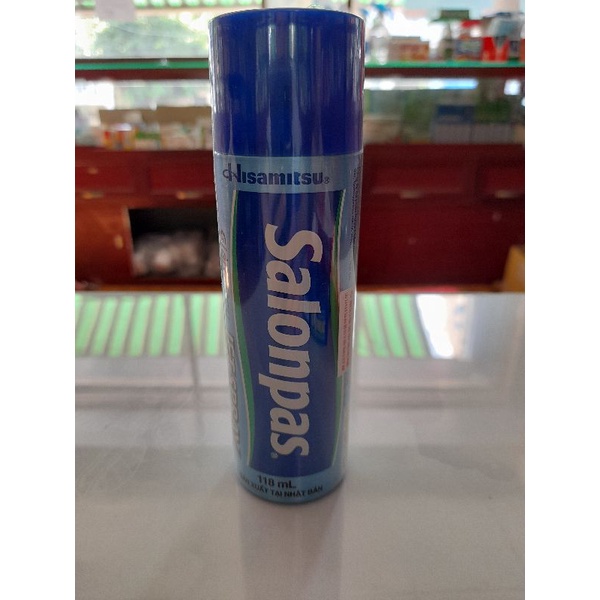 SALONPAS_ Dạng xịt dùng ngoài giảm đau nhanh chóng.Chai 118 ml