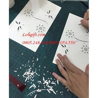 BỘ DAO KHẮC, TRỔ13 LƯỠI