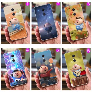 Ốp lưng Xiaomi Redmi 5 Plus (Ốp Dẻo) - Bộ Hình Heo Cực Kỳ Dễ Thương