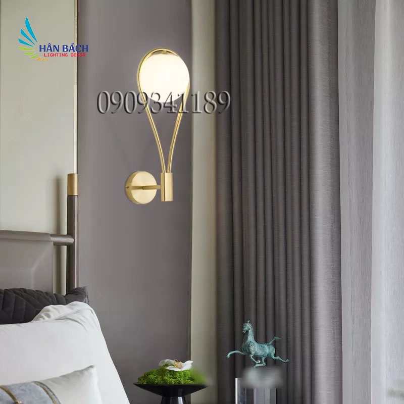 Đèn tường, gắn vách chao cầu decor hiện đại, sang trọng treo tường trang trí phòng ngủ