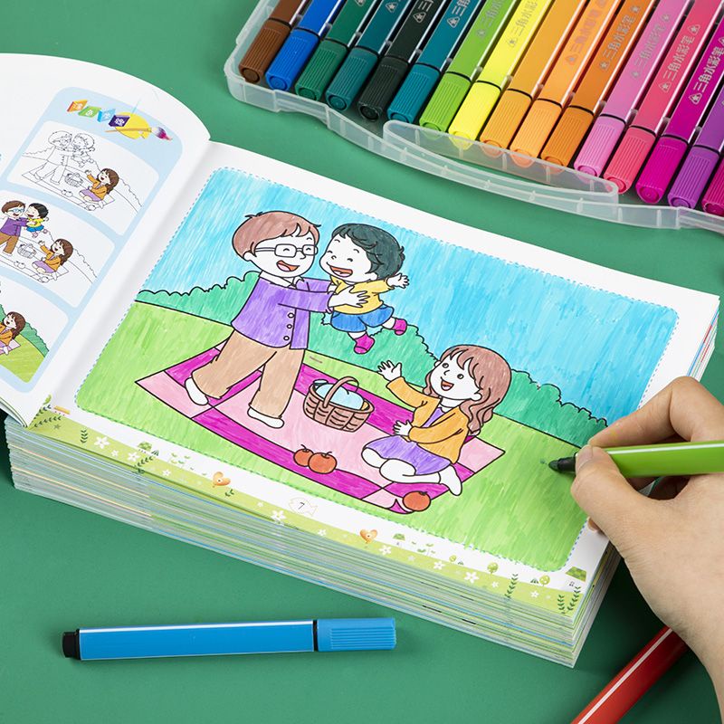 Sách Tô Màu Nước Độc Đáo Cho Bé