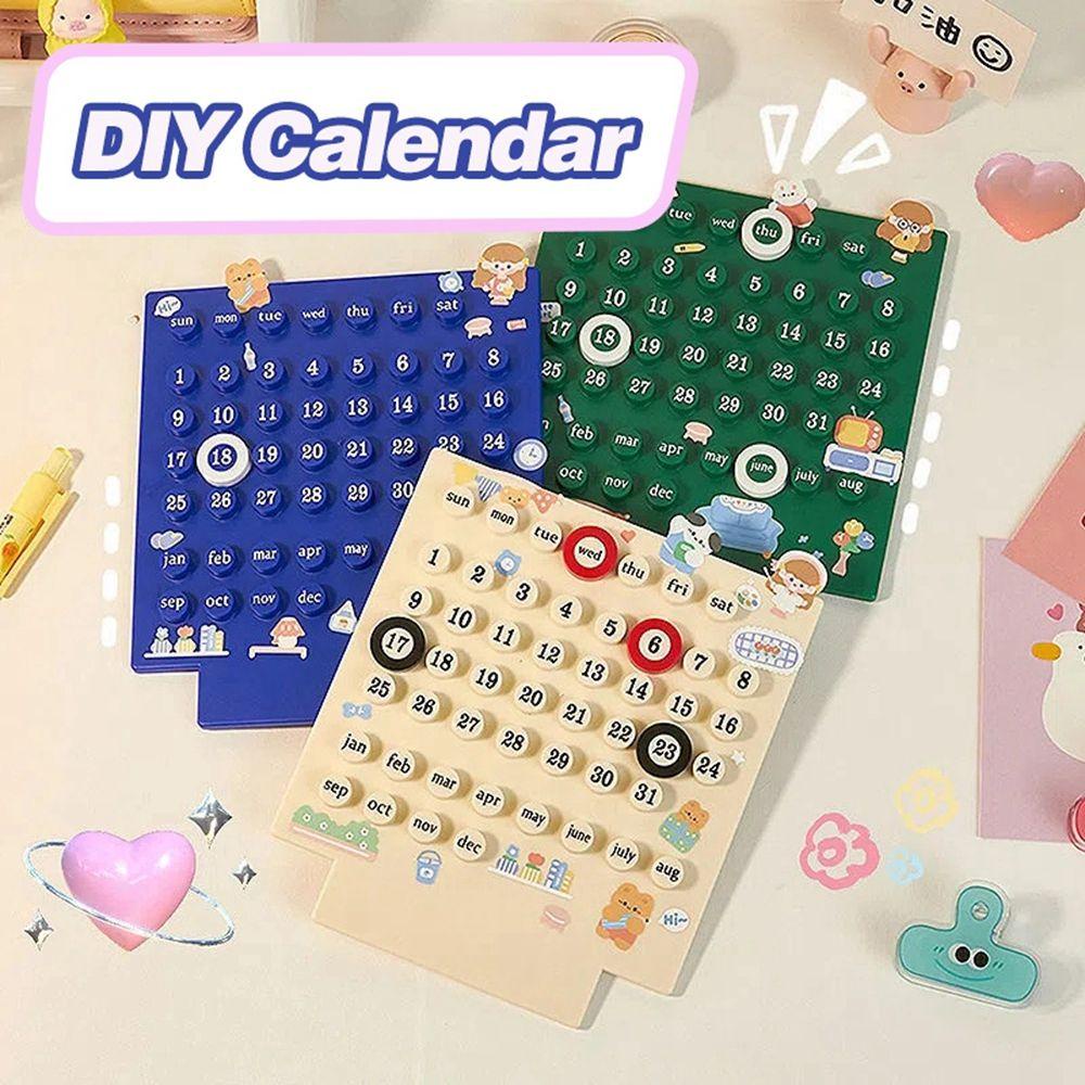 Lịch Để Bàn Đế Gỗ Bằng Acrylic Dùng Trang Trí DIY