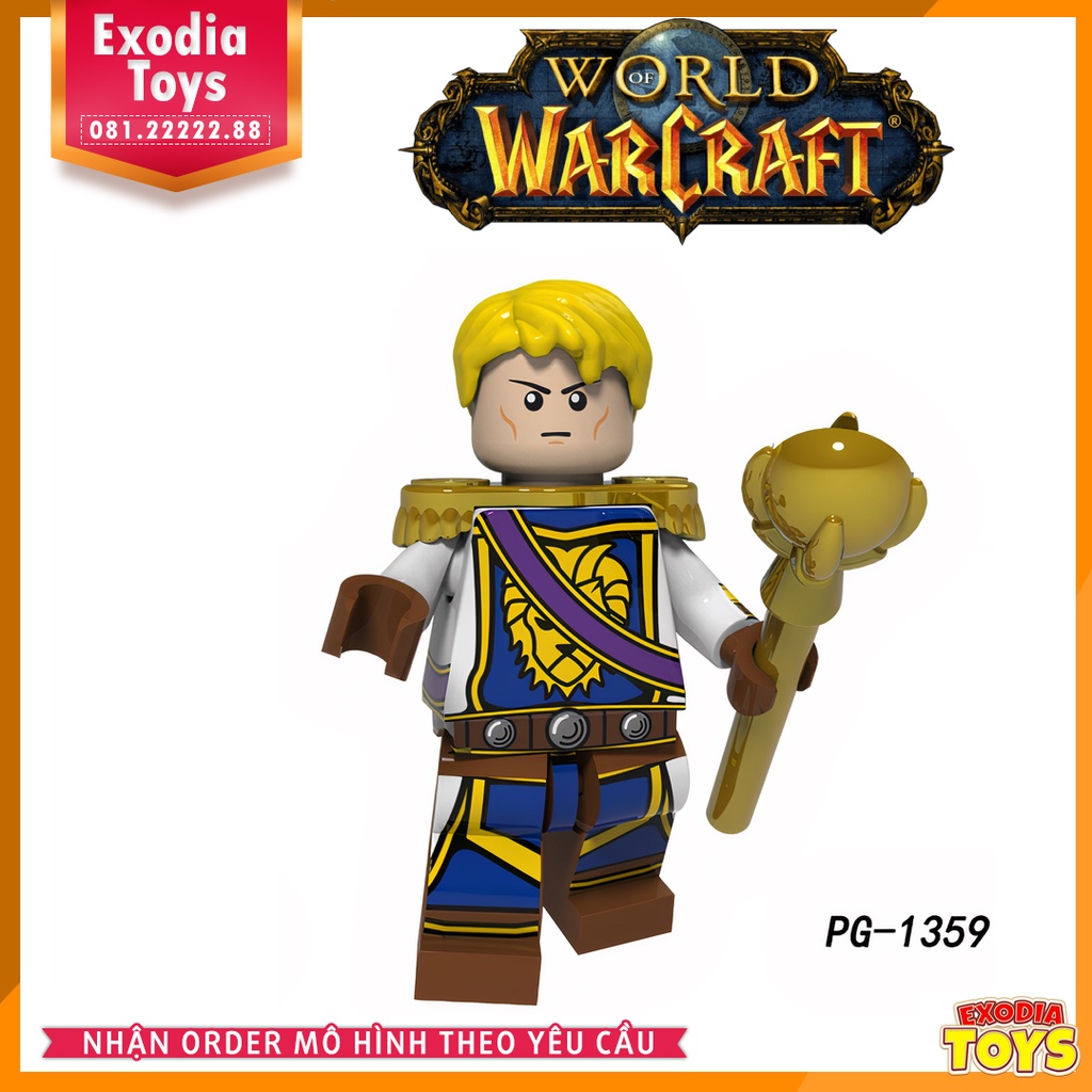 Xếp hình Minifigure nhân vật trò chơi World of Warcraft - Đồ Chơi Lắp Ghép Sáng Tạo - POGO PG8165