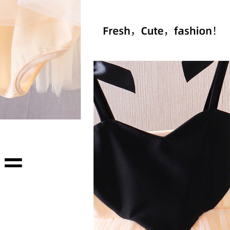 Đồ Bơi Một Mảnh Hai Dây Kiểu Công Chúa Dễ Thương Xinh Xắn Cho Bé Gái