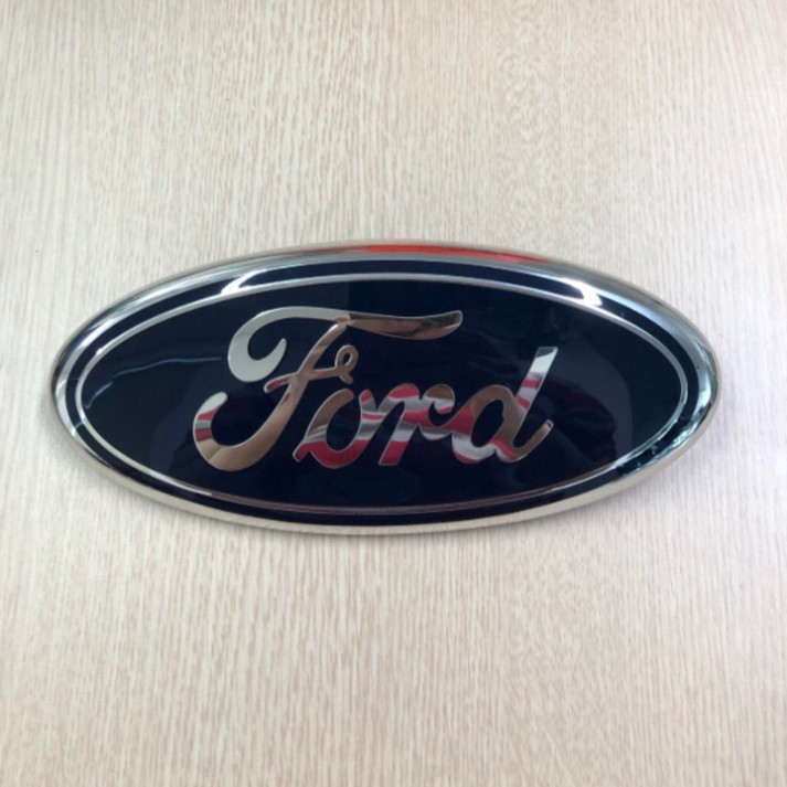 Sản Phẩm Biểu tượng logo cao cấp thương hiệu FORD (Trước xe) - Có 3 mầu: Đen, Xanh và Cờ Mỹ ..