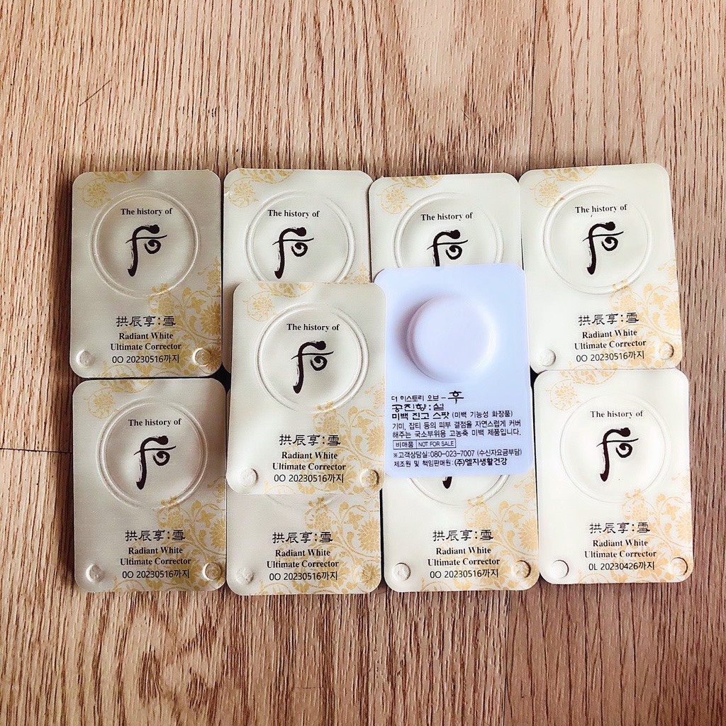 Combo 5 Viên Cao Nám Whoo Radiant White Ultimate Corrector mờ sạm nám tàn nhang cực hiệu quả