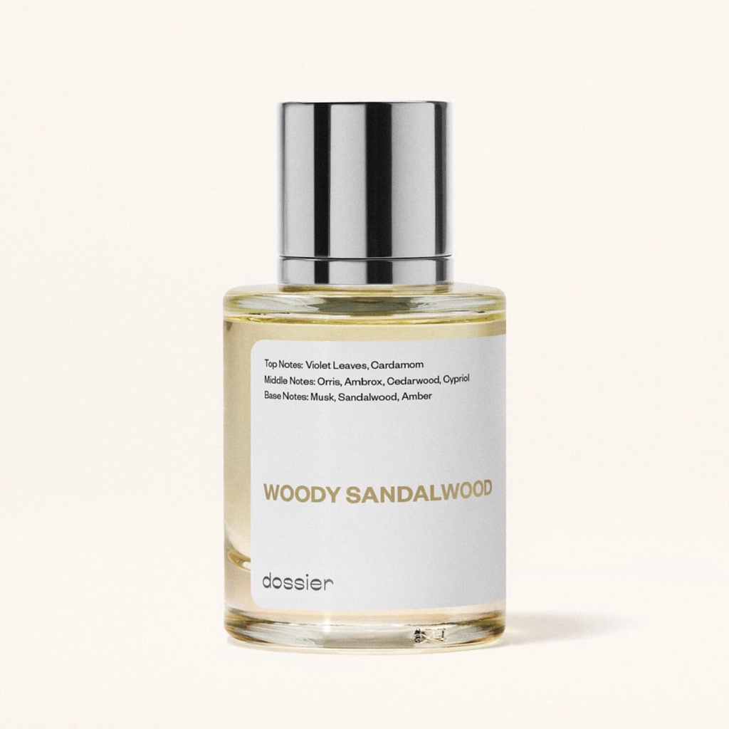 Nước hoa Dossier Woody Sandalwood | Inspired by Le Labo Fragrances' Santal 33