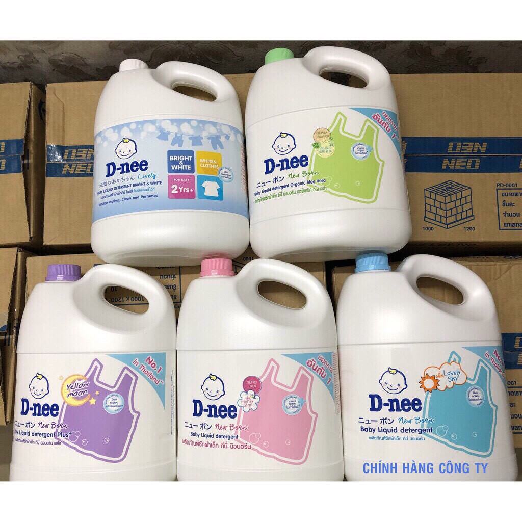 Nước giặt quần áo Dnee cho bé can 3000ml