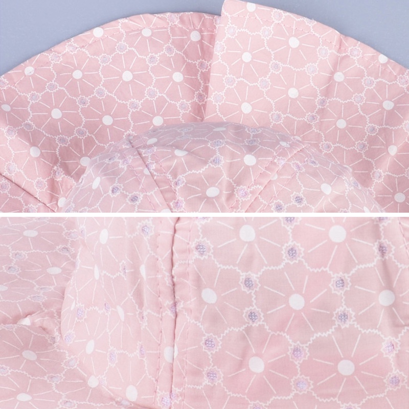 Mũ xô bằng cotton mềm thoáng khí thời trang mùa hè cho bé