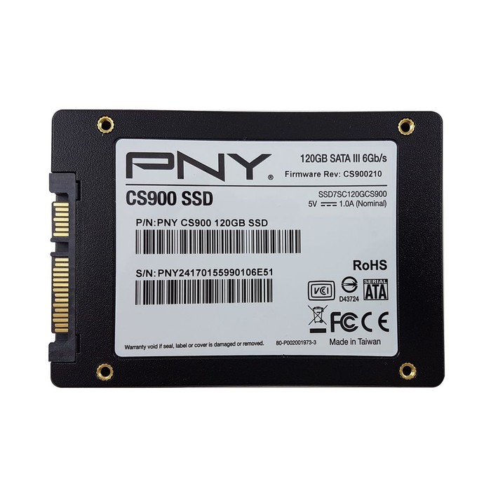 Thẻ Nhớ Ssd Pny Cs900 120gb - Pc Laptop Notebook 120 Gb