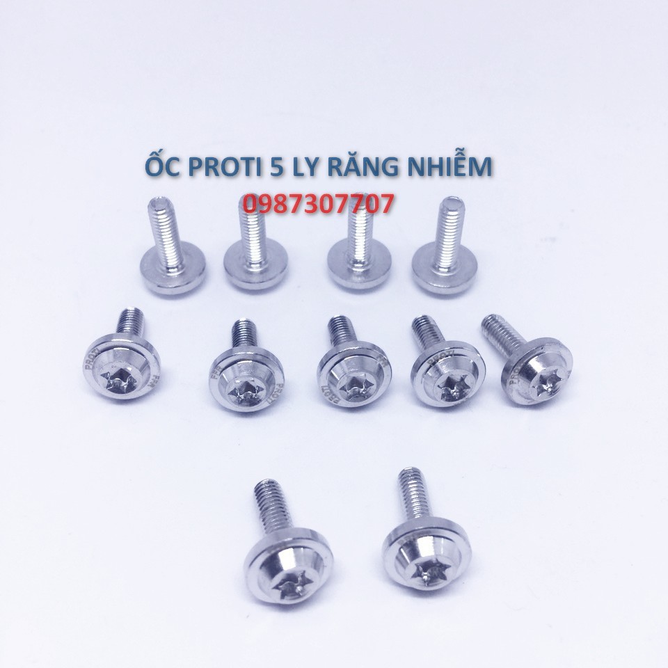 Ốc proti 5 ly 2 phân răng nhiễm inox 304