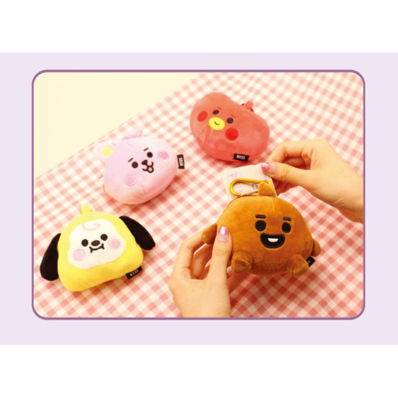 WISDOM LINE FRIENDS BT21 BABY COIN CASE TÚI ĐỰNG TIỀN XU BT21 BABY