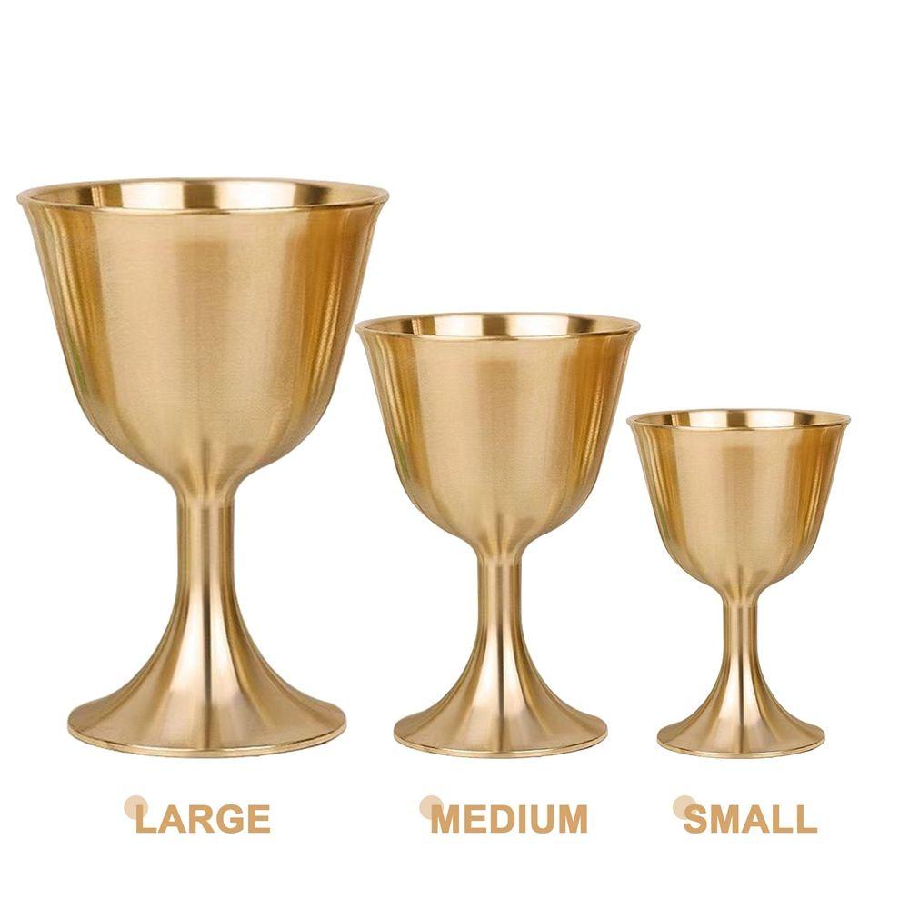 Ly Uống Rượu Sâm Panh Bằng Đồng Thau