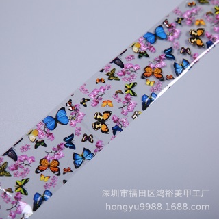 FOIL bướm dán móng dạng hủ lẻ trang trí móng