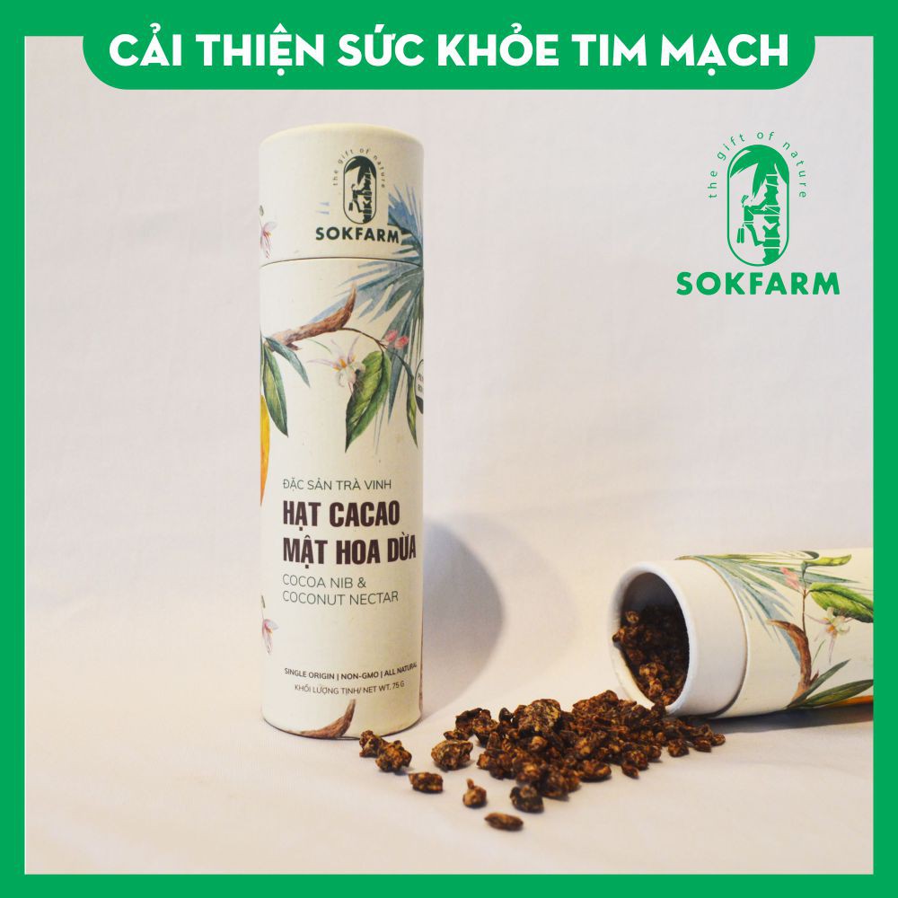 Hạt Cacao Mật Hoa Dừa - Dùng ănạt vặt, dành cho người ăn kiêng, người có đường huyết cao, Chống lão hóa, giảm căng thẳng