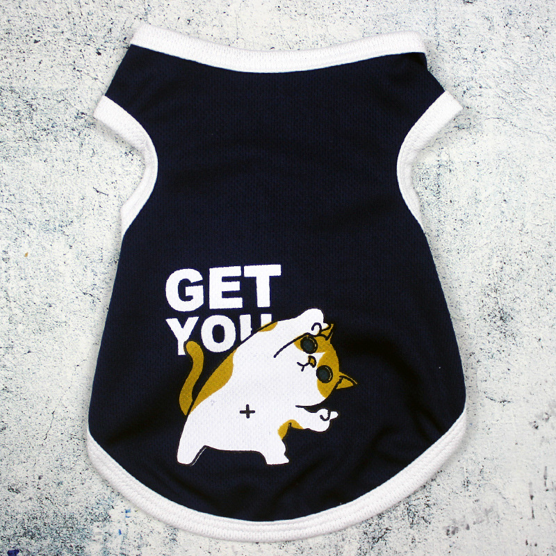 Áo thun in họa tiết dễ thương thoải mái dành cho thú cưng