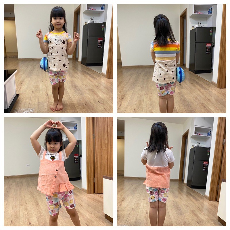 🌈 [Hè 2021] Váy đầm giả yếm chất thun cotton mềm mại, dễ thương, nhiều kiểu dáng cho bé gái 6 - 13 kg