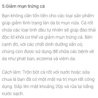 Bột cà rốt nguyên chất AT's Beauty