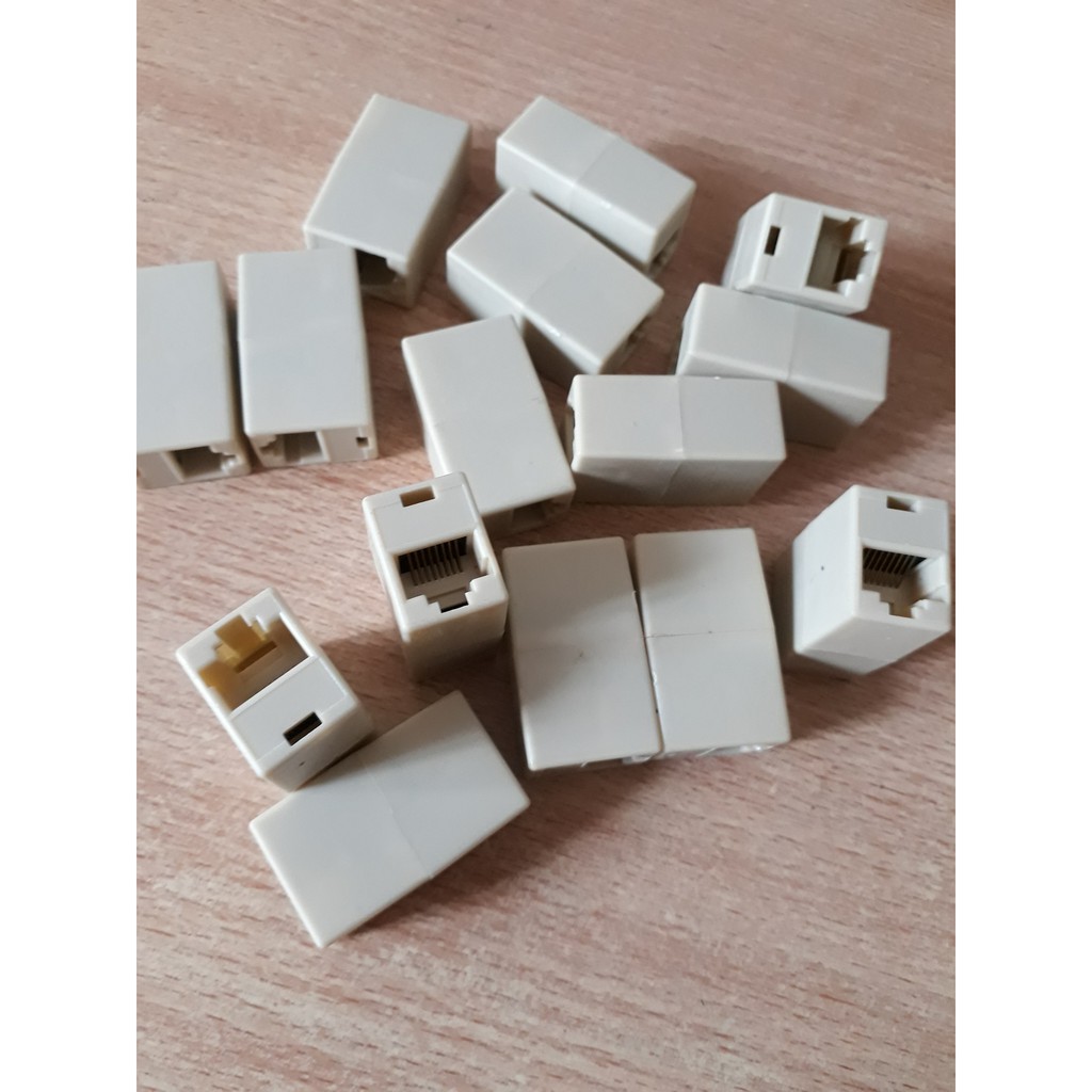 Đầu nối cáp mạng RJ45, Đầu nối dây mạng lan RJ45 1-1 Hàng New Loại 1