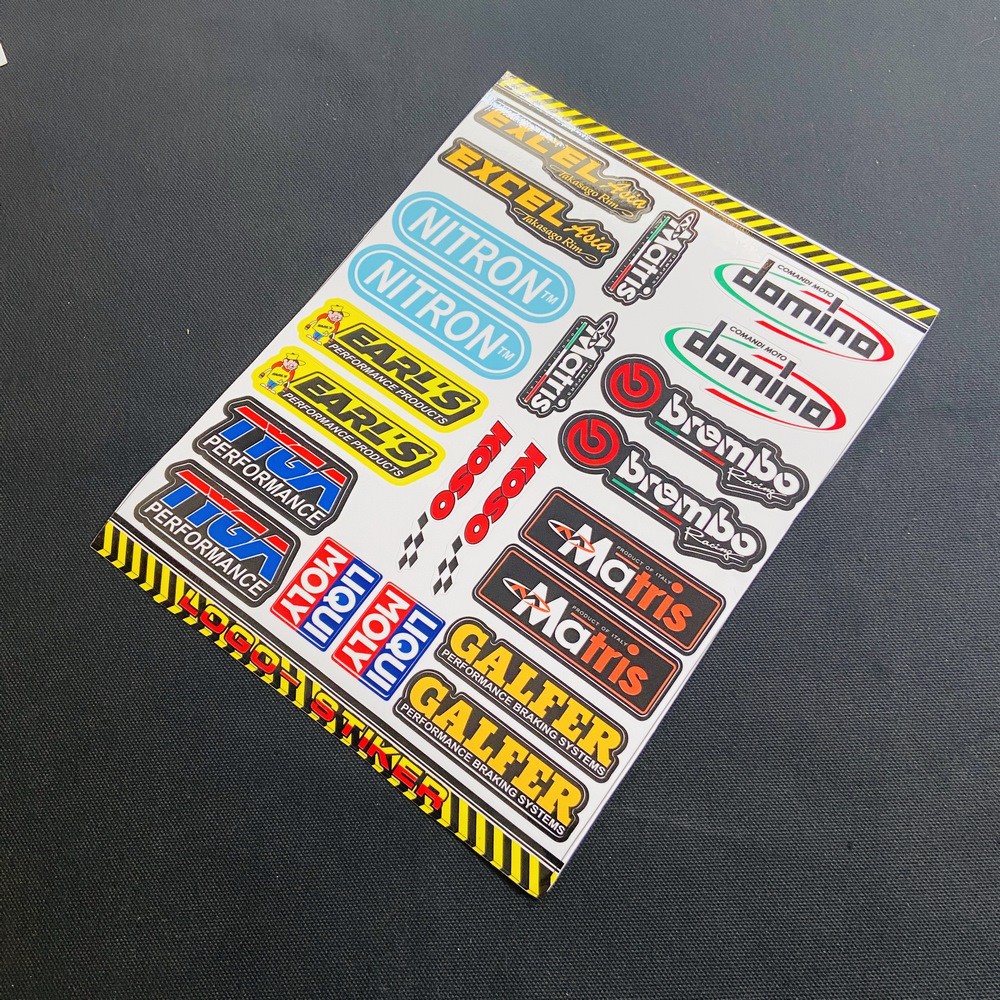 [TEM CARBON] BỘ TEM LOGO HUY HIỆU CHẤT LIỆU CARBON NHIỀU STICKER KHÁC NHAU TRANG TRÍ XE MÁY, NÓN BẢO HIỂM, ỐP LƯNG Đt
