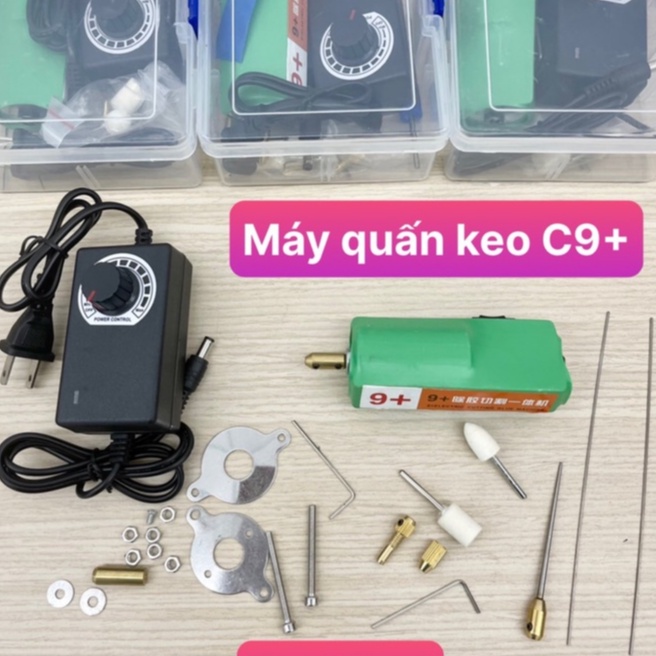 Máy quấn cuốn keo, cắt kính C9+