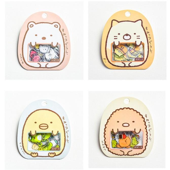 Set 50 Sticker Hình Dán Trang Trí Sổ Kế Hoạch Hình Gấu Dễ Thương ( Giao Mẫu Ngẫu Nhiên)