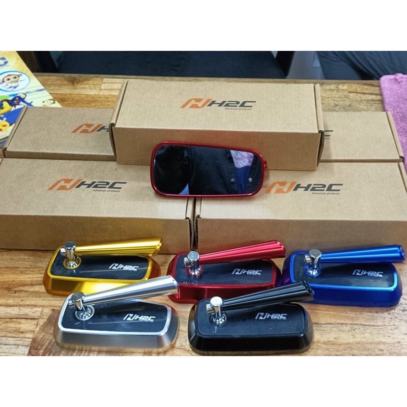 Kính Chiếu Hậu H2C Vuông Chân Ngắn