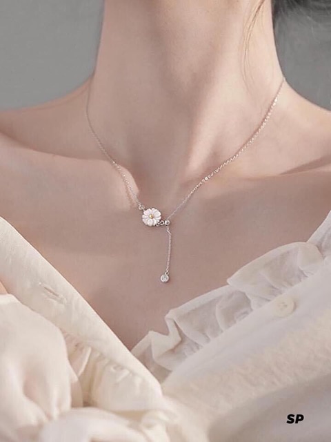 DÂY CHUYỀN HOA CÚC ĐEO ĐƯỢC NHIỀU KIỂU - TRANG SỨC BẠC