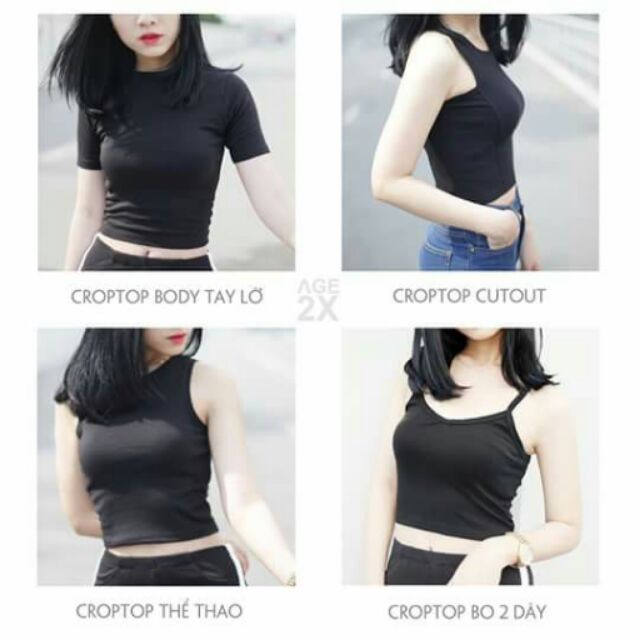 Áo croptop đủ mẫu AGE2X | BigBuy360 - bigbuy360.vn