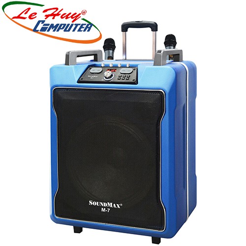 Loa Di Động Soundmax M7 Kèm 2 Mic Chính Hãng