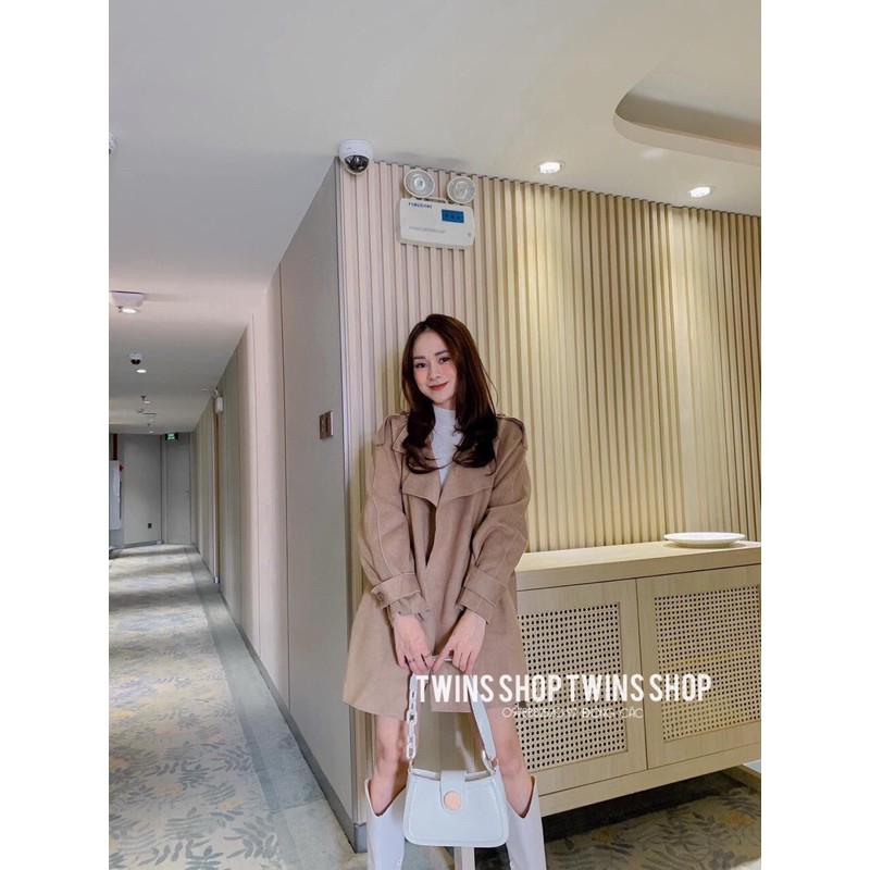 [FREESHIP - HÀNG LOẠI 1] ÁO KHOÁC VEST DA LỘN KÈM ĐAI | BigBuy360 - bigbuy360.vn