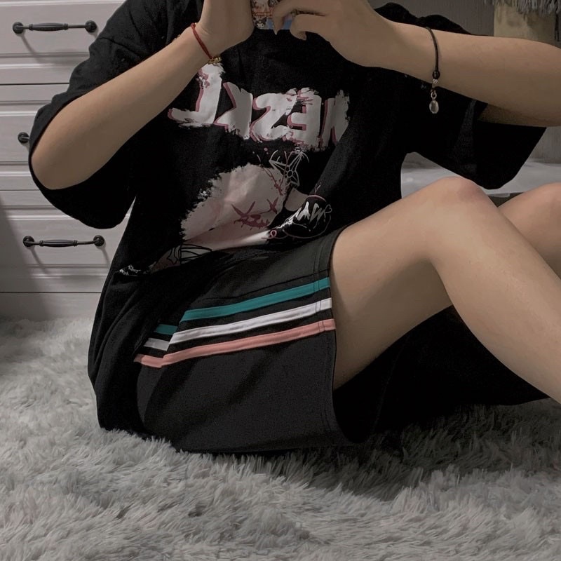 Quần Đùi Sọc Viền Hot Trend- Quần Short Lửng Chất Đẹp Form Unisex