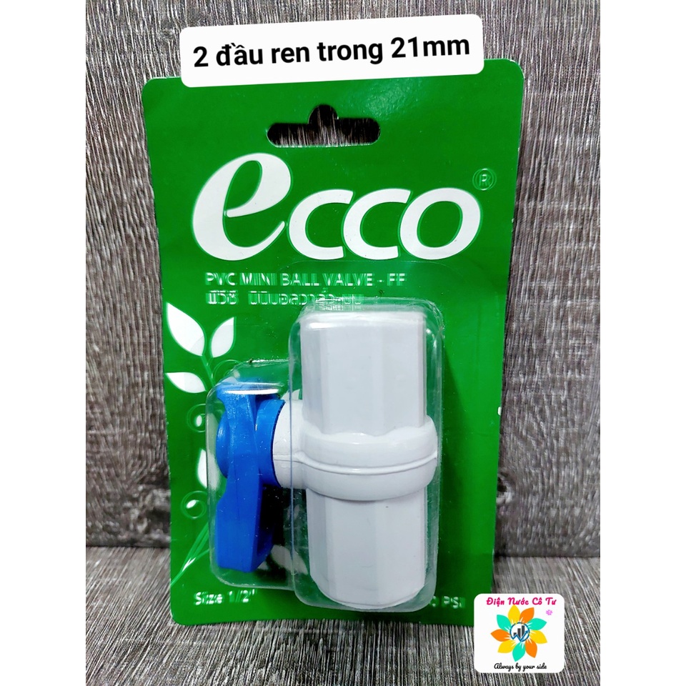 Van khóa nước Ecco phi 21 các loại nhập khẩu Thái Lan