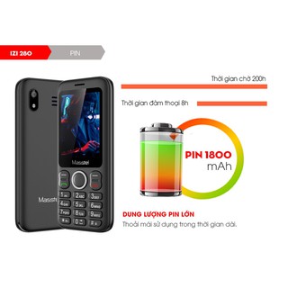 Điện thoại Masstel IZi 280 - 2.8 inch
