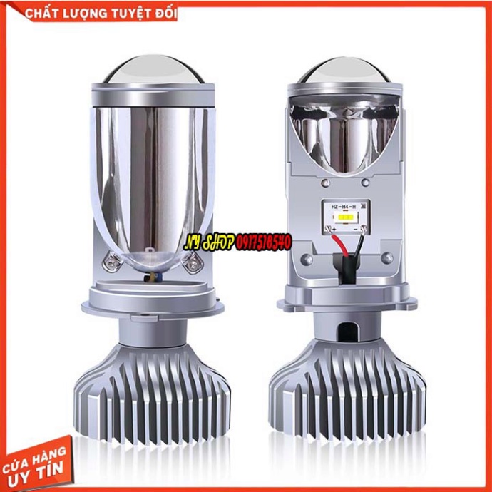 LED BI CẦU Y6 CHÂN H4 - 3 CHẾ ĐỘ COS CÓ CHỤP CHẮN SÁNG GẮN OTO - XE MÁY ( CLIP TEST ) LƯU Ý GIÁ 1 CHIẾC Ảnh thật Sp