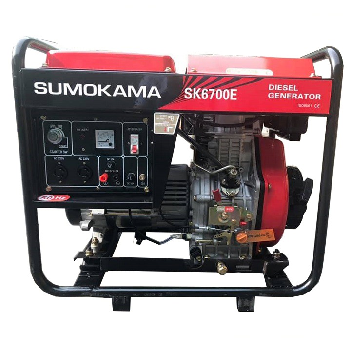 Máy Phát Điện Chạy Dầu 5Kw SK6700E Sumokama