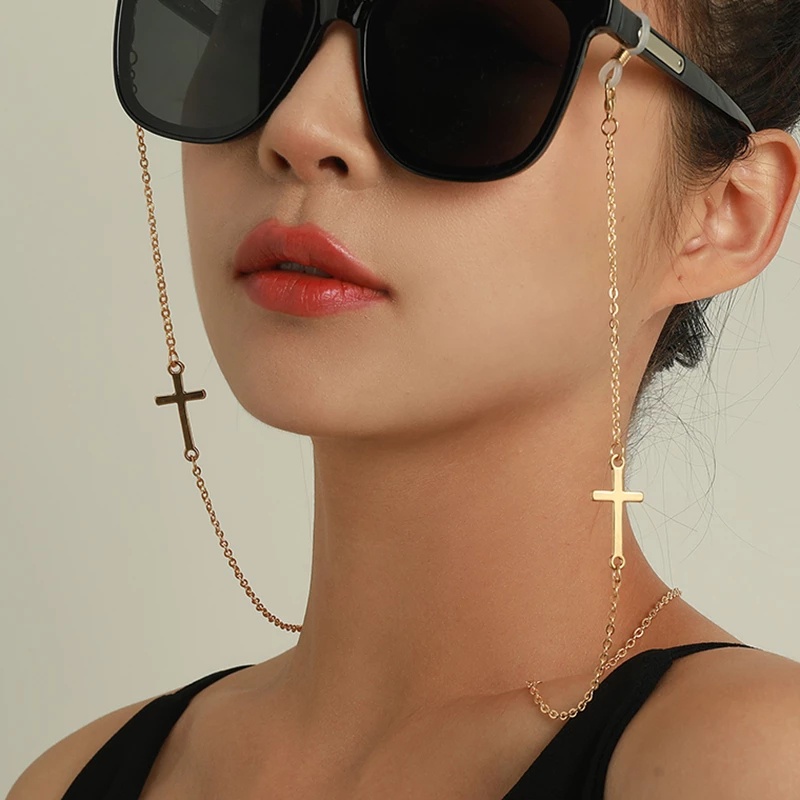 Dây Đeo Mắt Kính Chống Mất Phong Cách Gothic Cổ Điển Thời Trang Cho Nữ