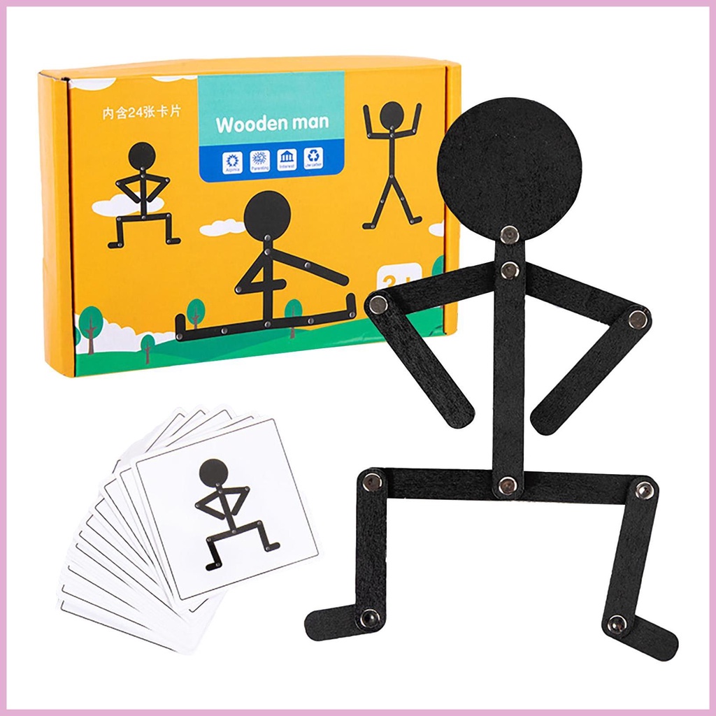 Bộ Đồ Chơi Xếp Hình Cơ Thể Người Sáng Tạo Giáo Dục Sớm Cho Bé Trai Và Bé Gái