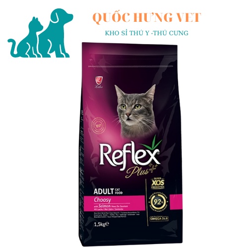 REFLEX Adult Plus 1.5kg - Thức Ăn Hạt Cho Mèo Từ Thổ Nhĩ Kỳ- quốc hưng vet